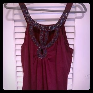 Beaded tank top